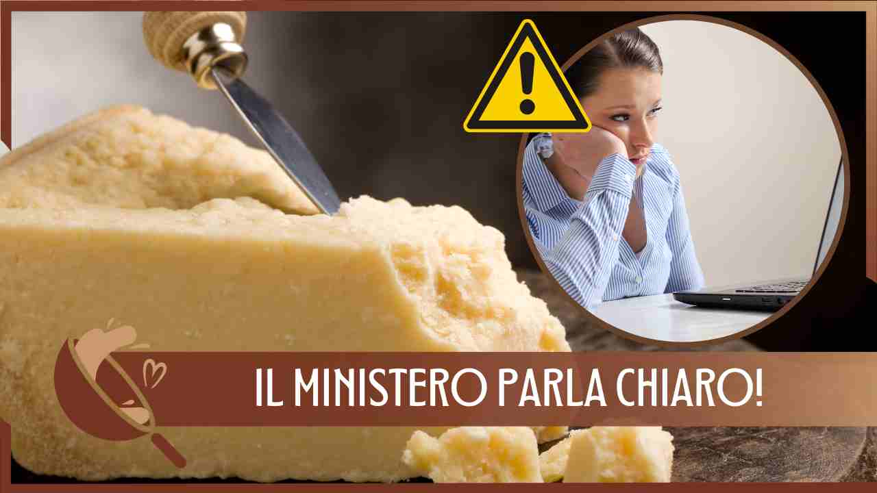 parmigiano reggiano allerta ministero