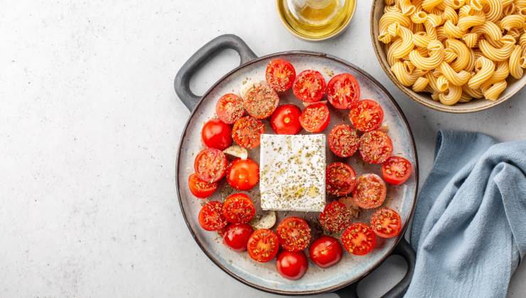 ricetta feta e pomodori