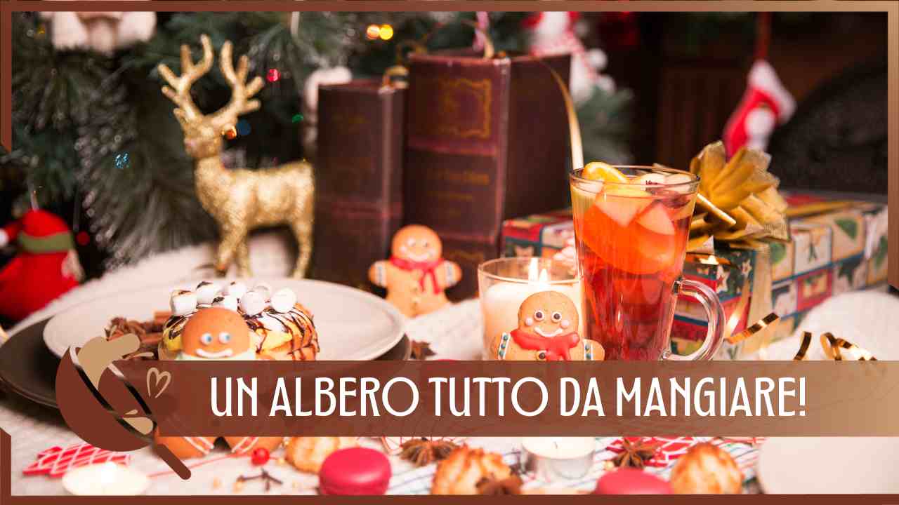 albero di natale da mangiare