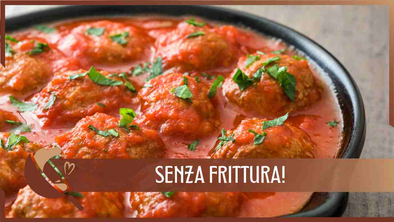 polpette senza frittura