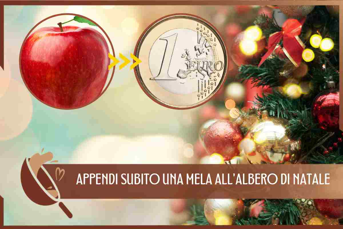 PERCHE' APPENDERE UNA MELA ALL'ALBERO DI NATALE