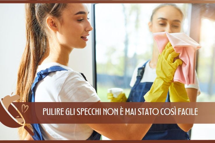 Pulire gli specchi