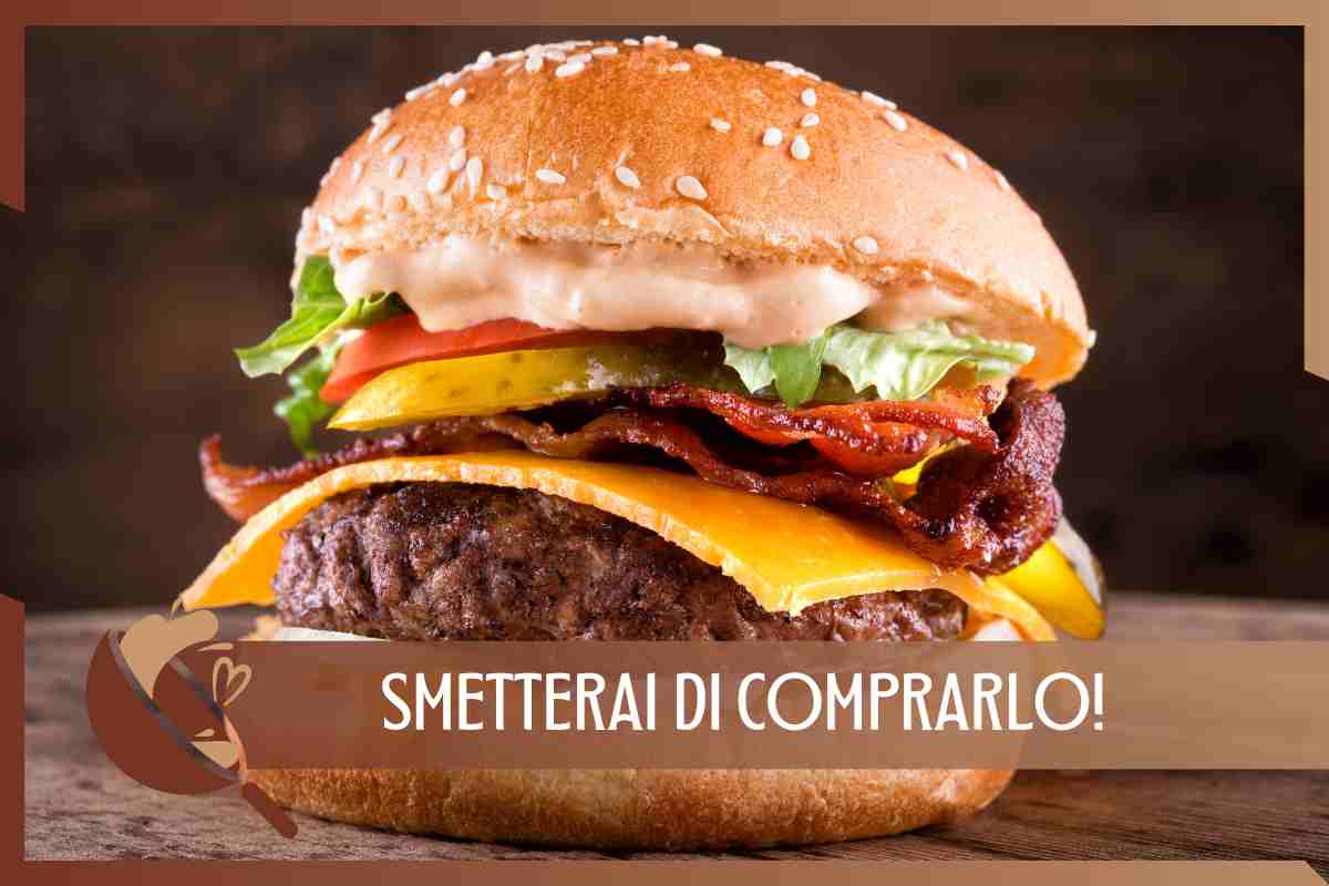 preparazione cheese burger