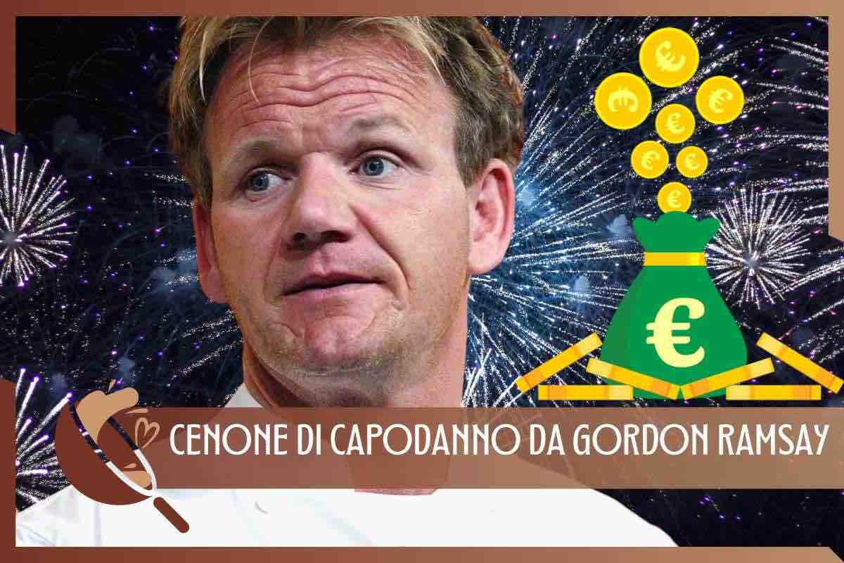 Prezzo costo cenone capodanno Gordon Ramsay