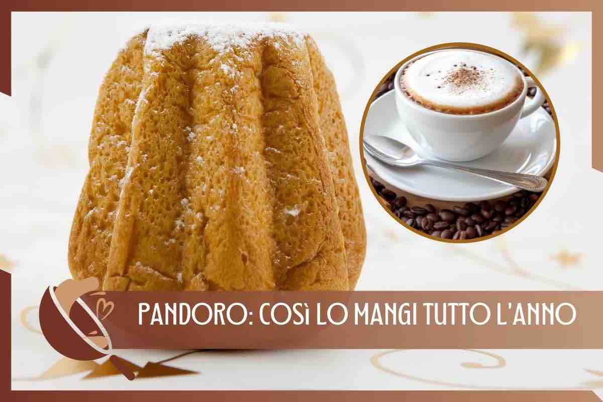 riciclo pandoro a colazione