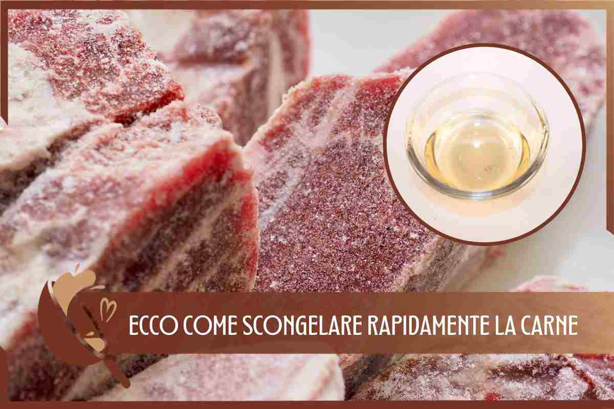 SCONGELARE CARNE trucco