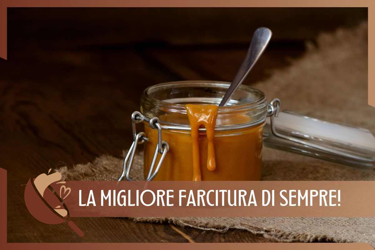 preparazione crema al caramello salato