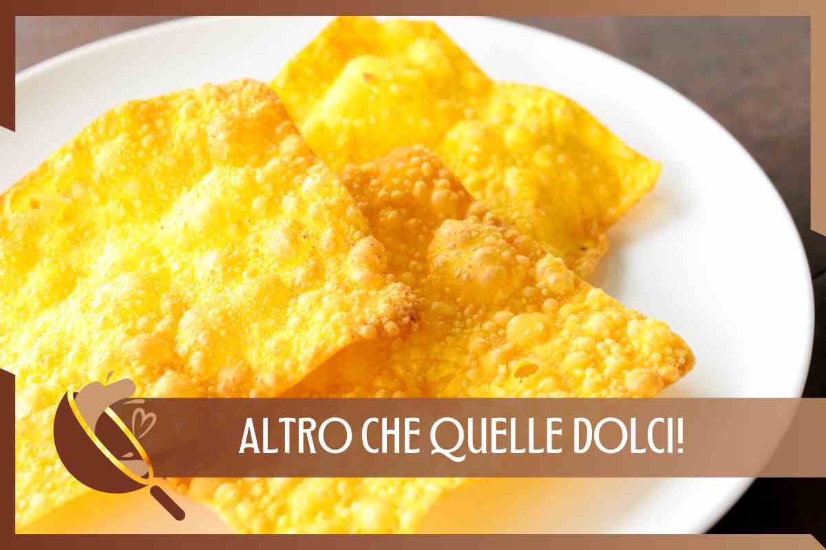 chiacchiere salate ricetta