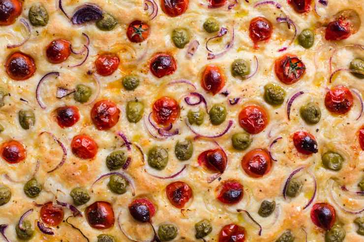 focaccia senza lievitazione