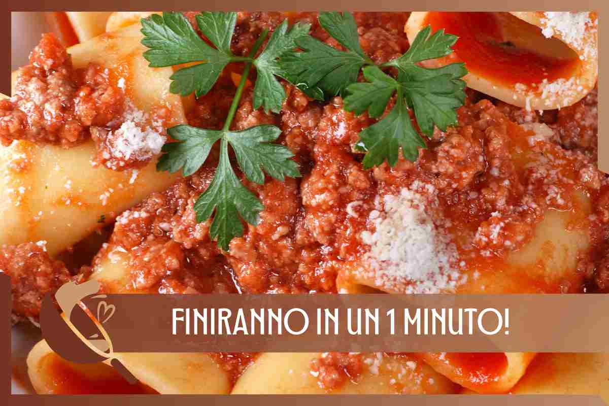 paccheri al sugo