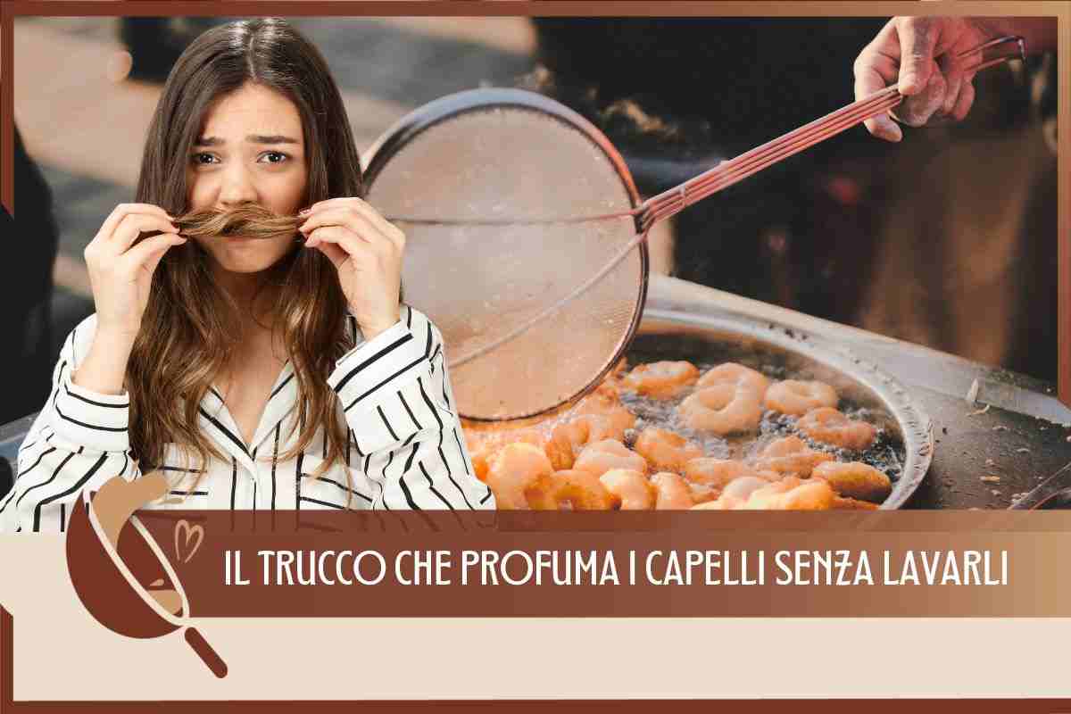 trucco capelli per puzza fritto 