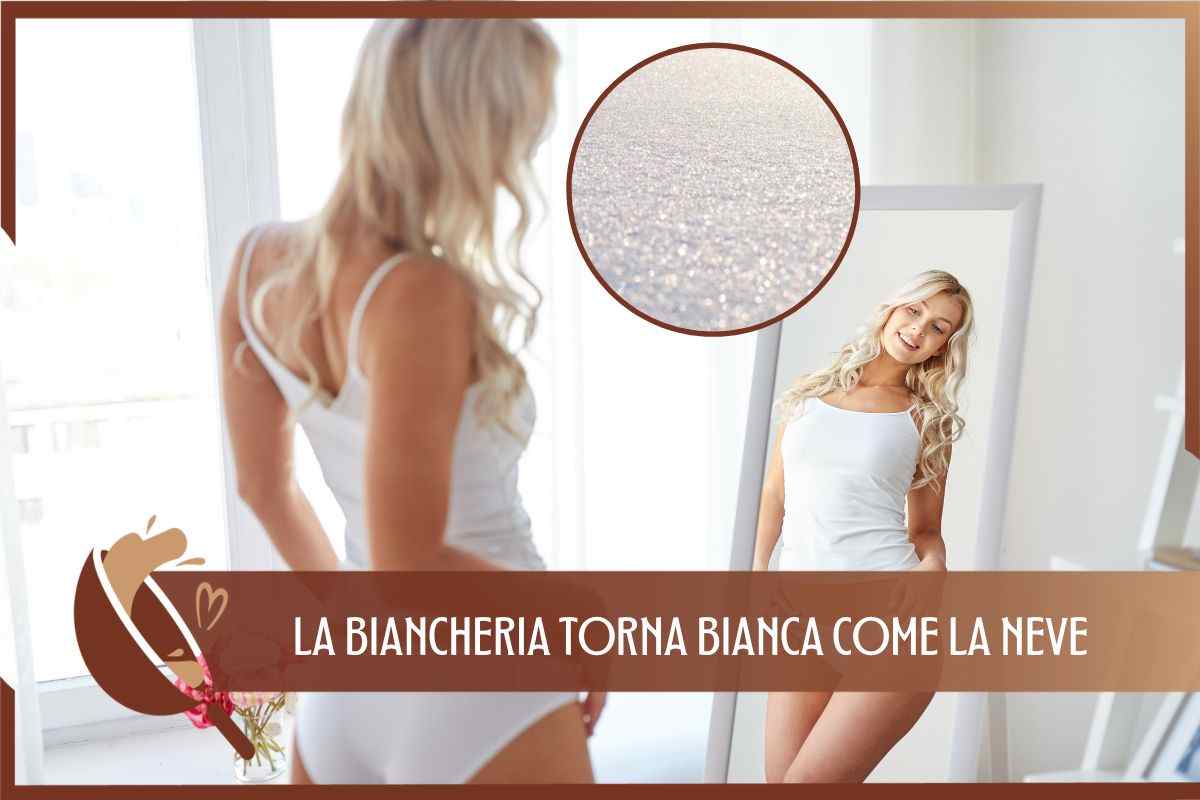 trucco ripristinare bianco abiti 