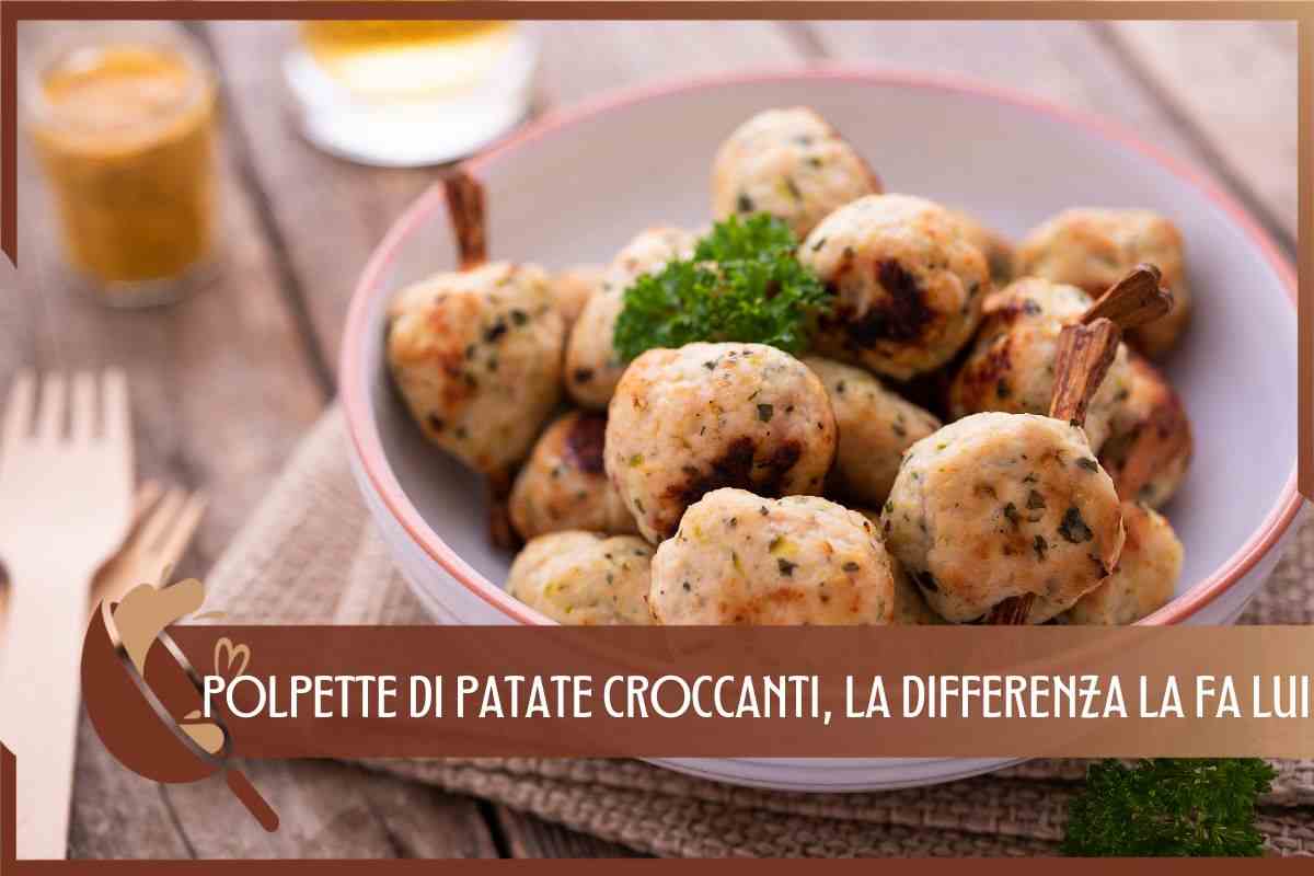 TRUCCO POLPETTE PATATE CROCCANTI 