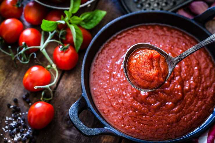 passata pomodoro dettaglio 