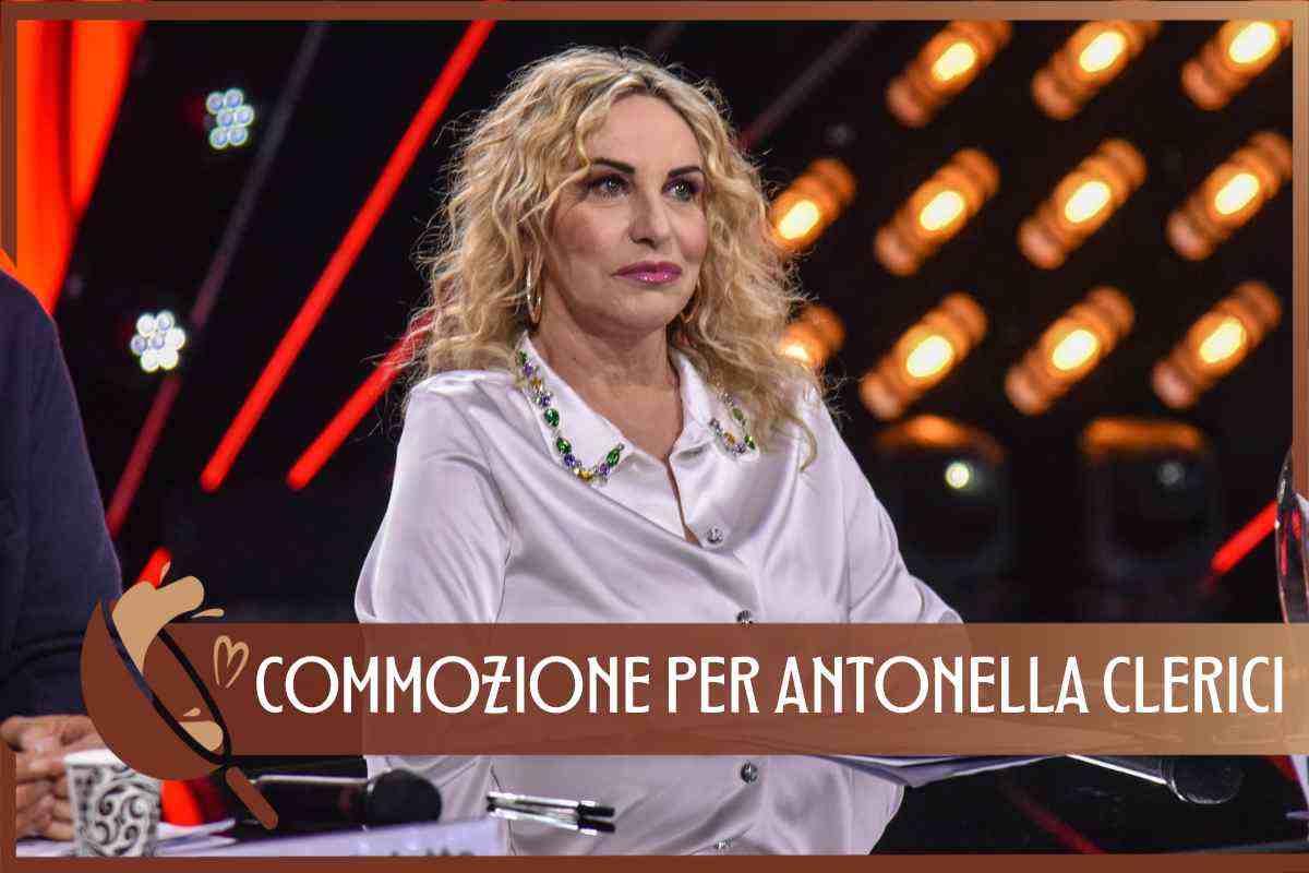 La commozione di Antonella Clerici