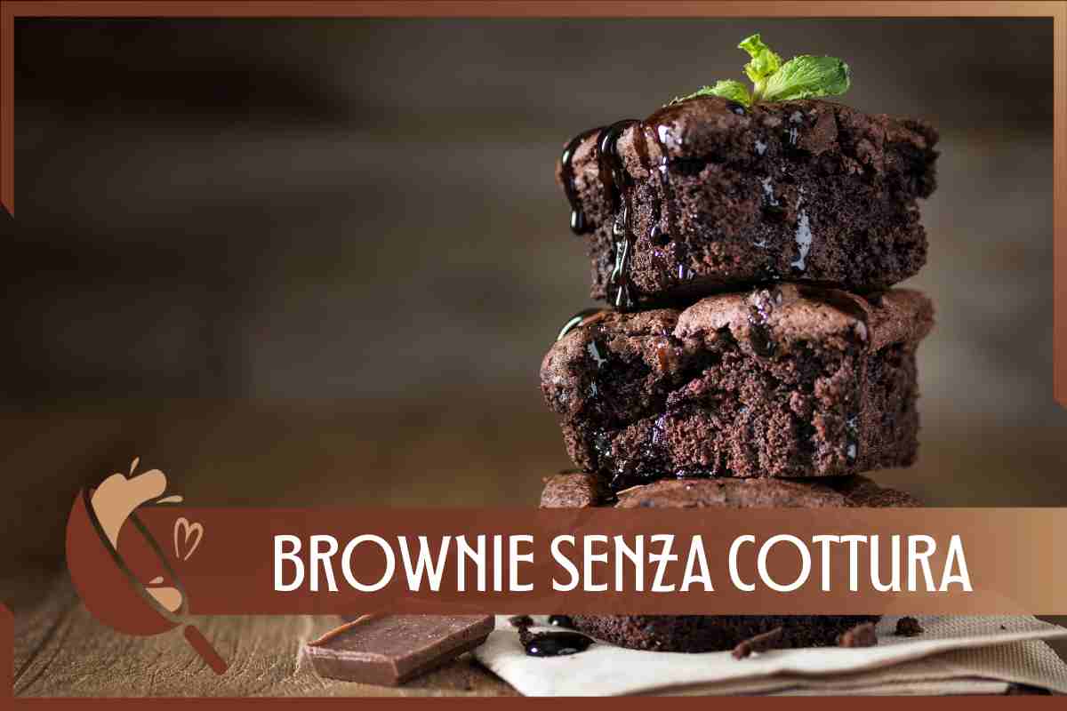 Brownie senza cottura