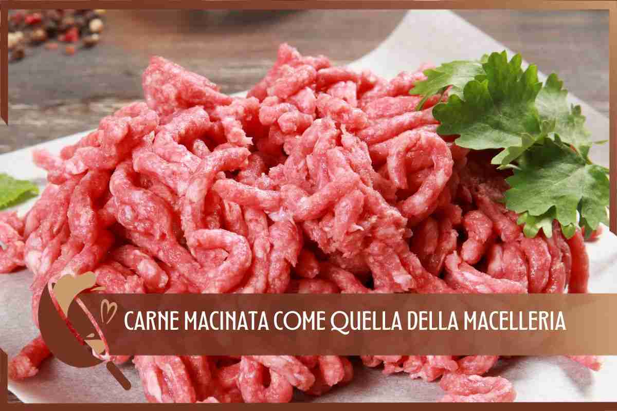 Carne macinata trucco