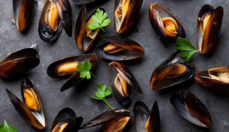 Cozze aperte