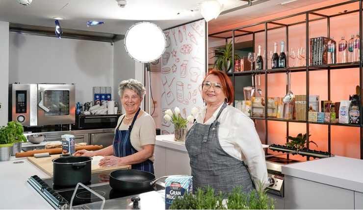 Cristina Lunardini e la mamma