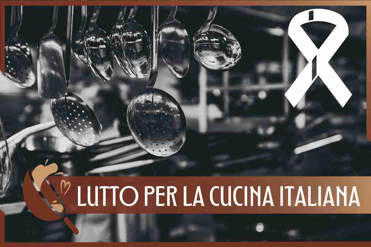 Lutto giovane chef