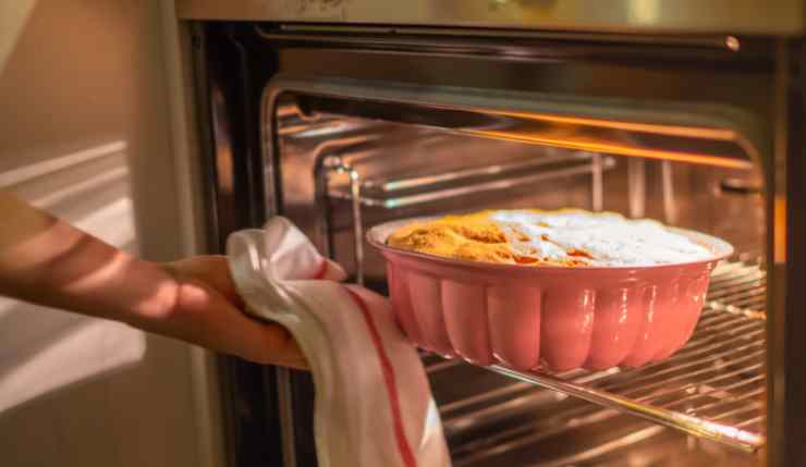 Pan di spagna in forno