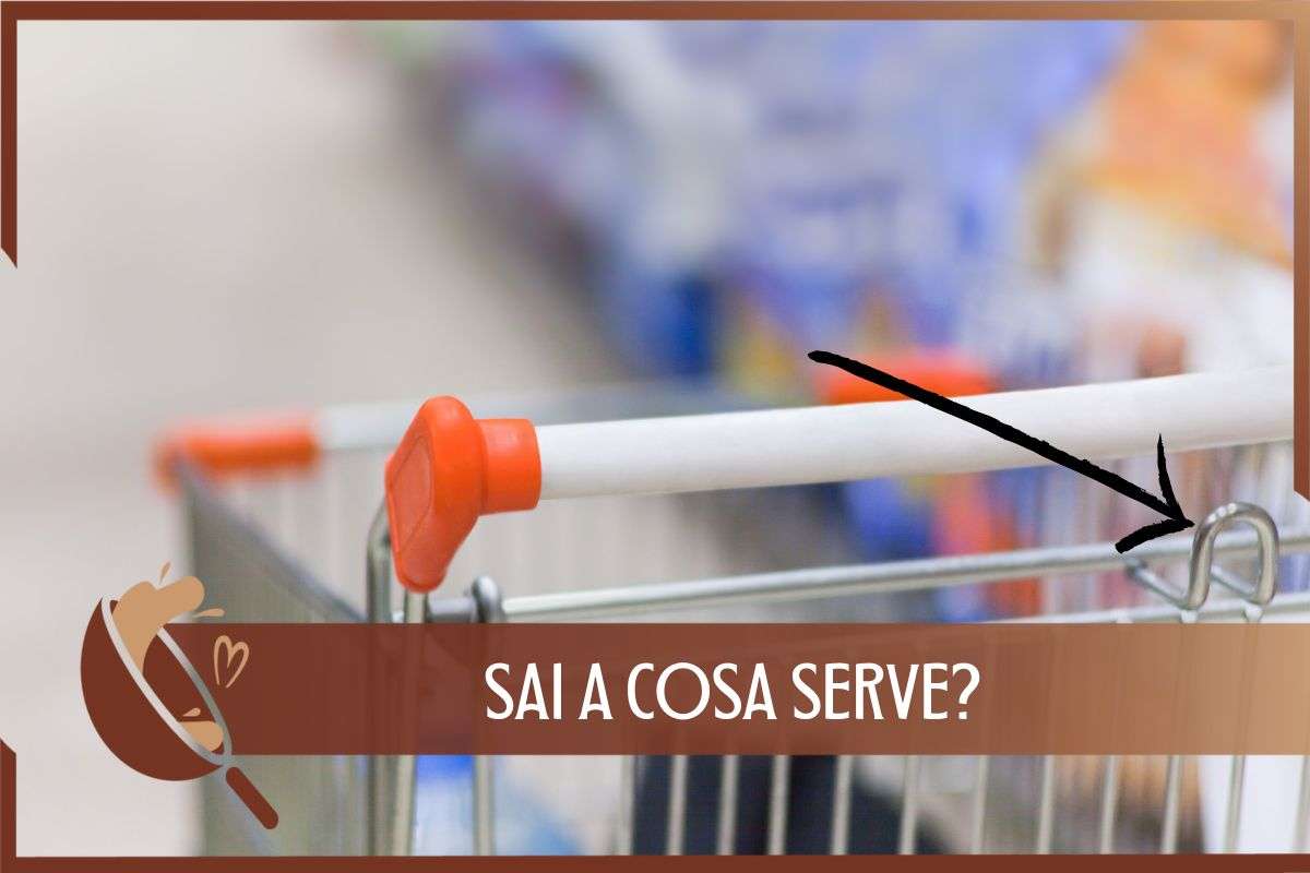 Gancio carrello supermercato segreto