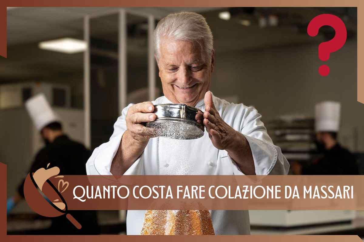 Iginio Massari: quanto costa la colazione