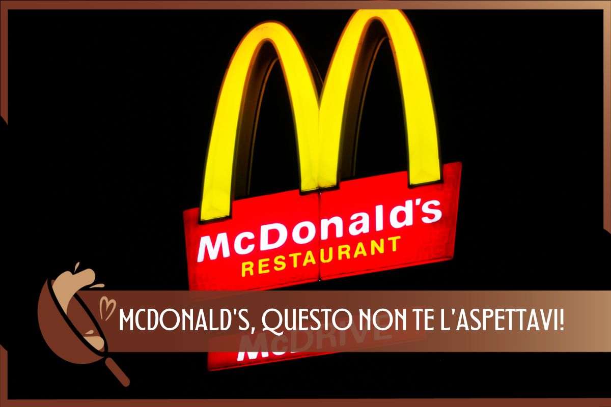 McDonald's trucco menù