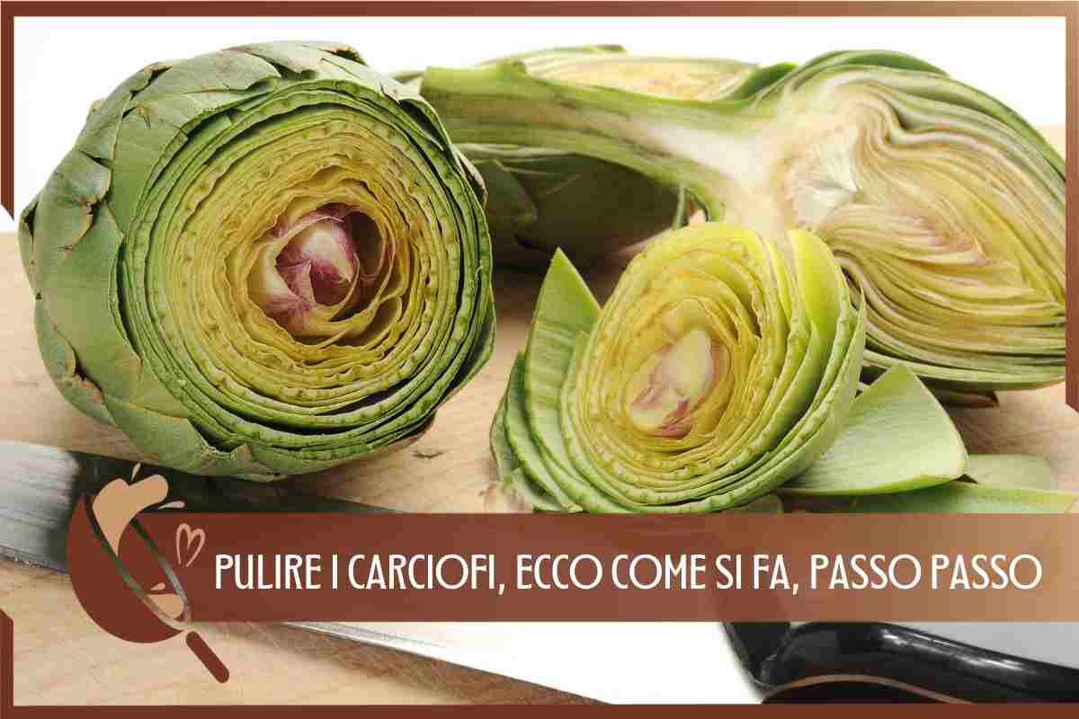 PULIRE CARCIOFI 