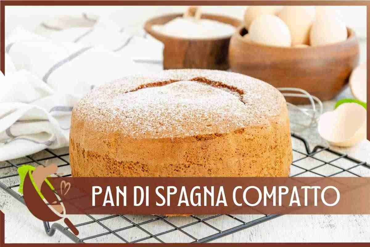 Pan di spagna compatto