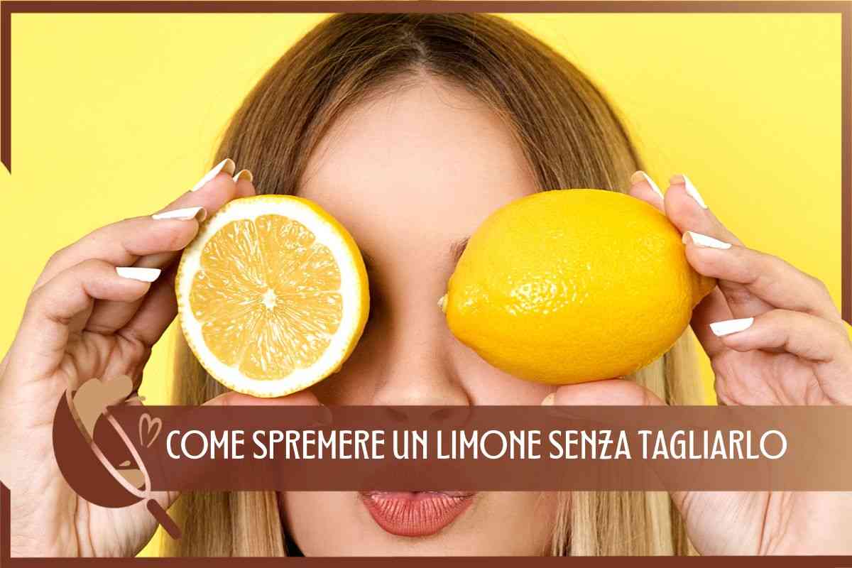 Spremere un limone