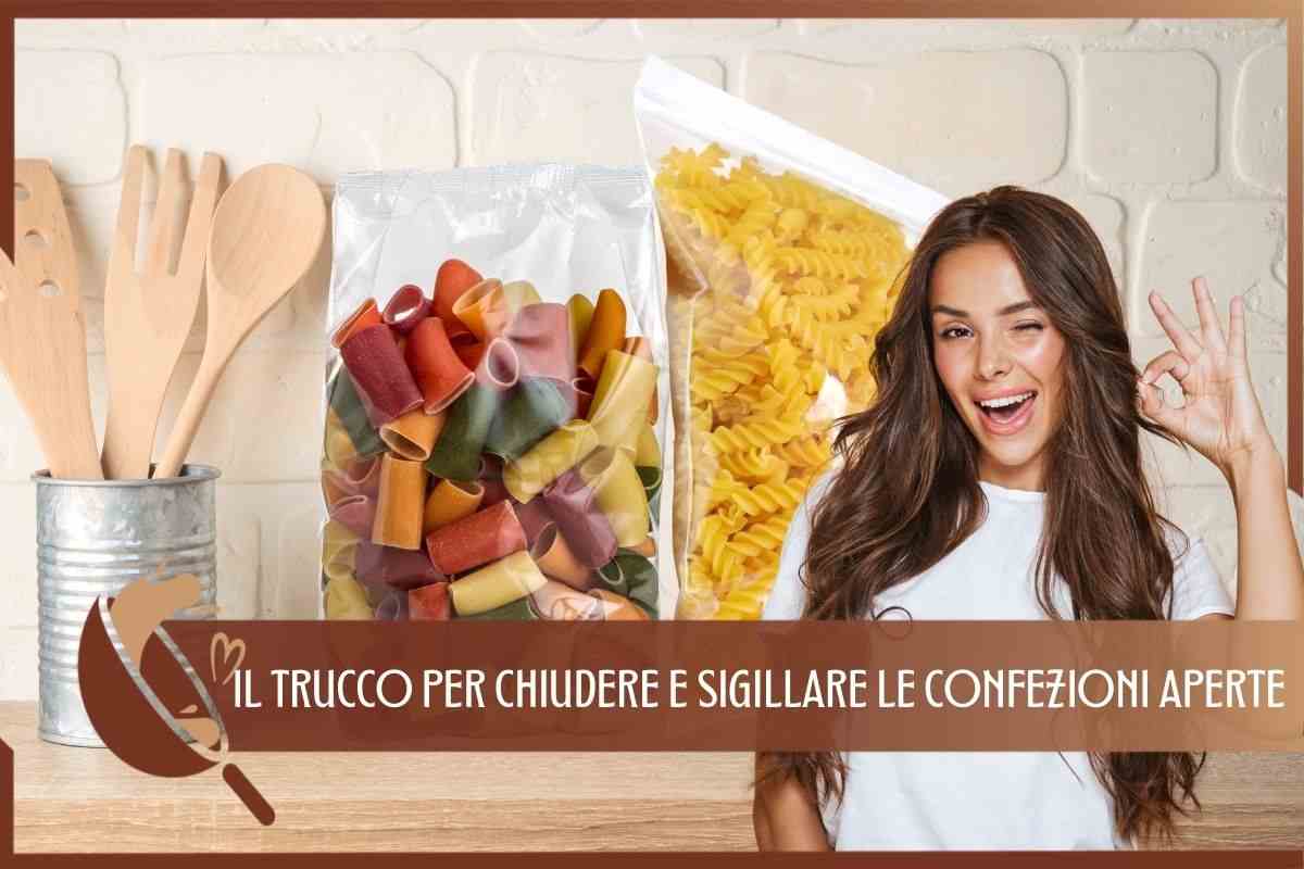 TRUCCO CHIUDERE PASTA 