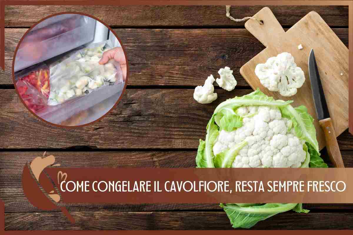 TRUCCO CONGELARE CAVOLFIORI 