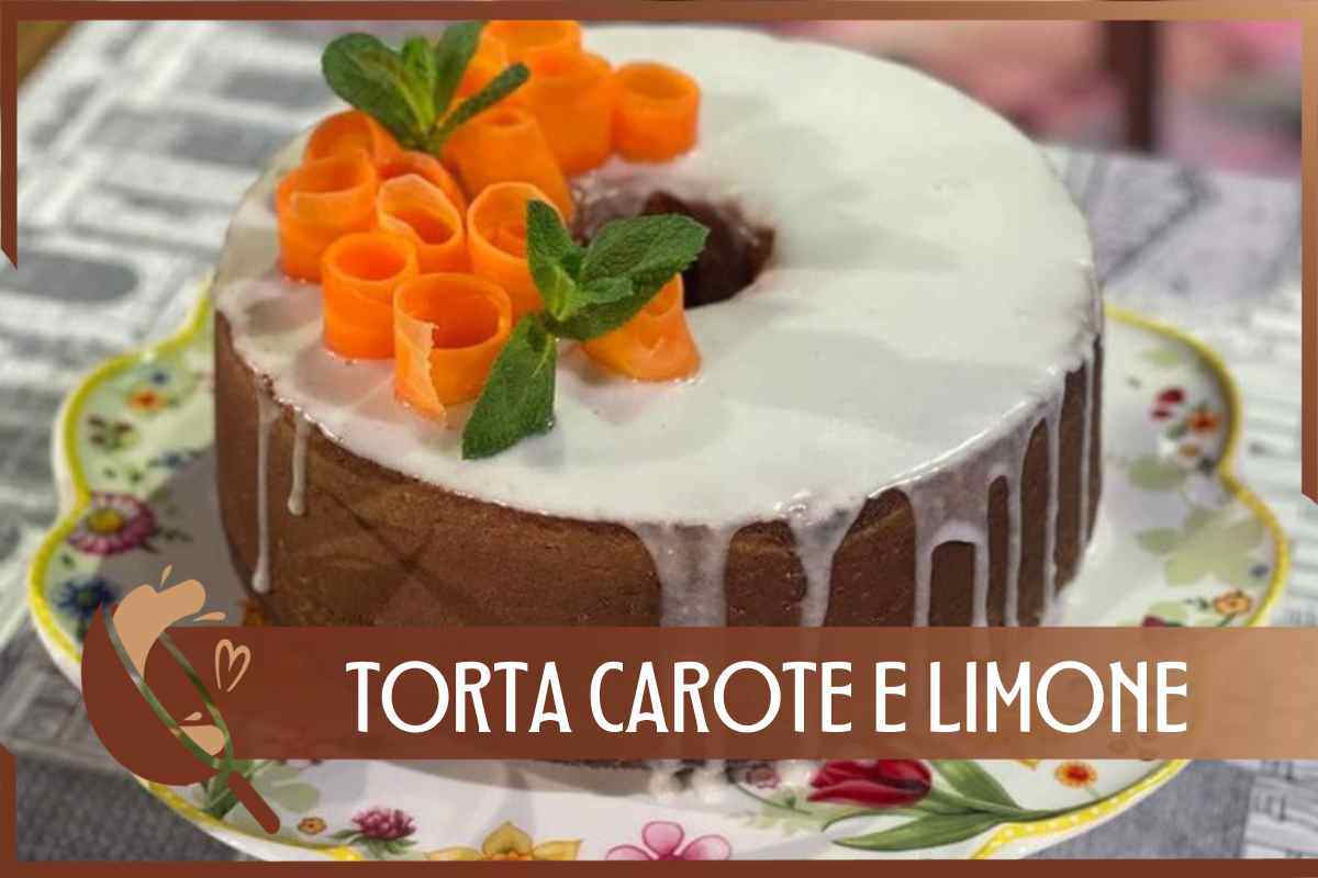 Torta carote e limone