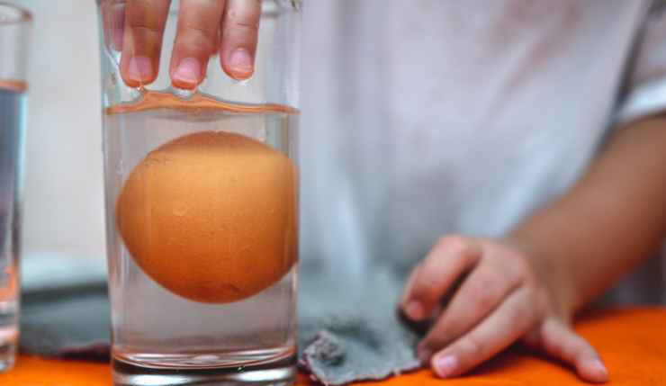 Uovo in un bicchiere