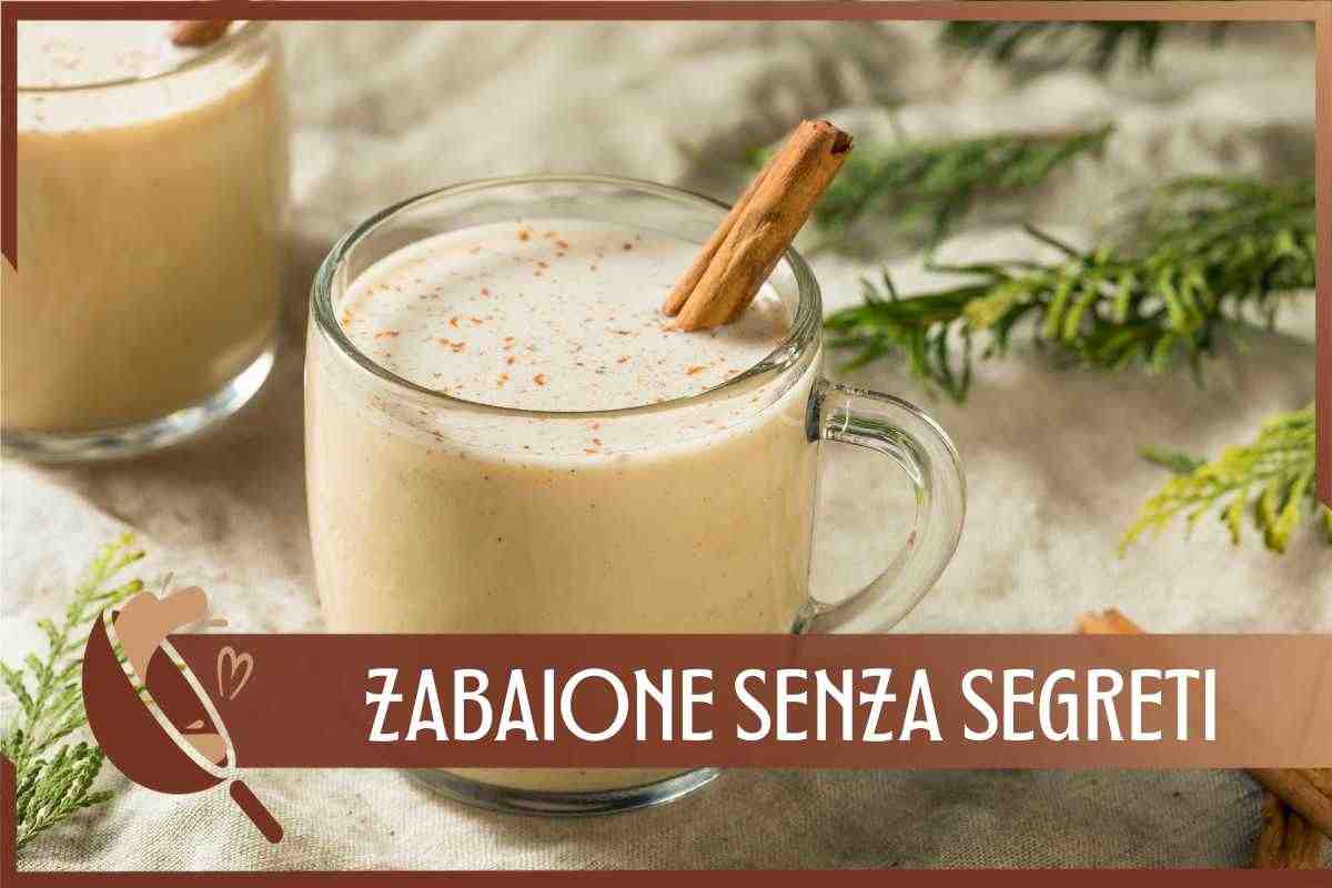 Zabaione in un bicchiere