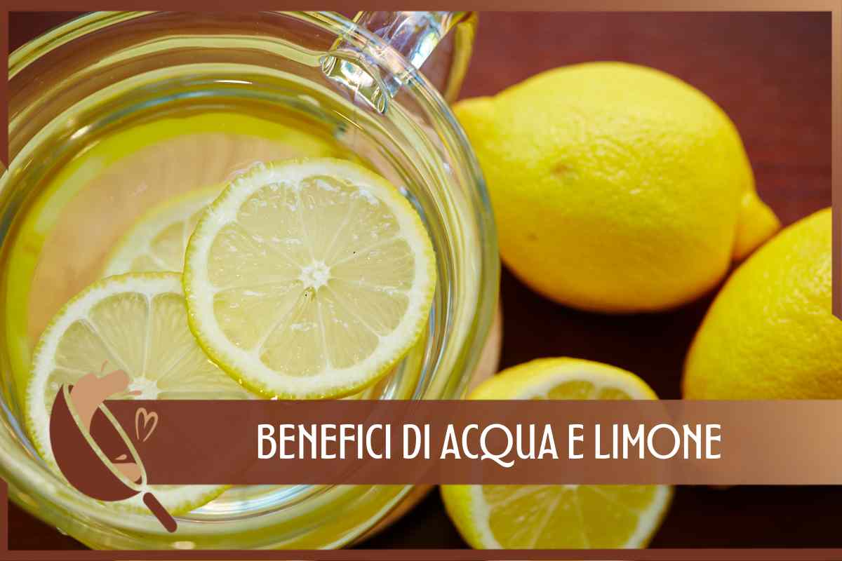 benefici acqua e limone 