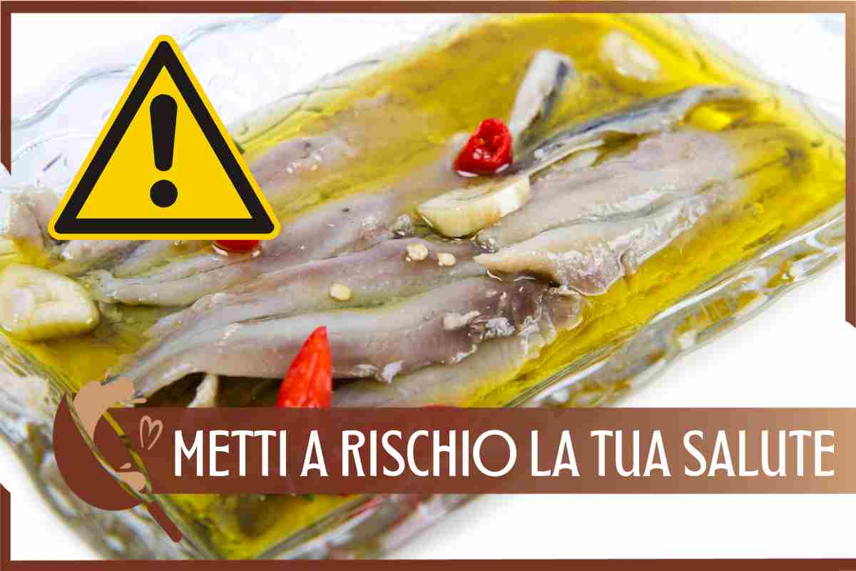 Alici marinate o sotto sale