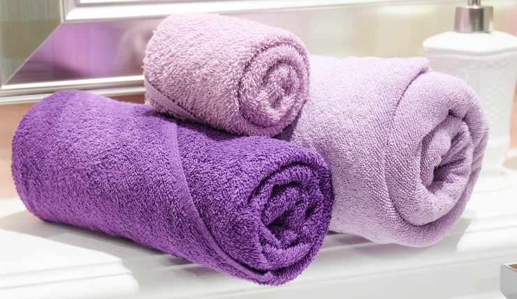 Asciugamani viola