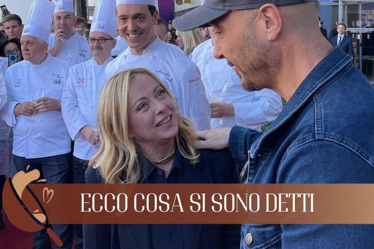 Bastianich e Meloni l'incontro a sorpresa