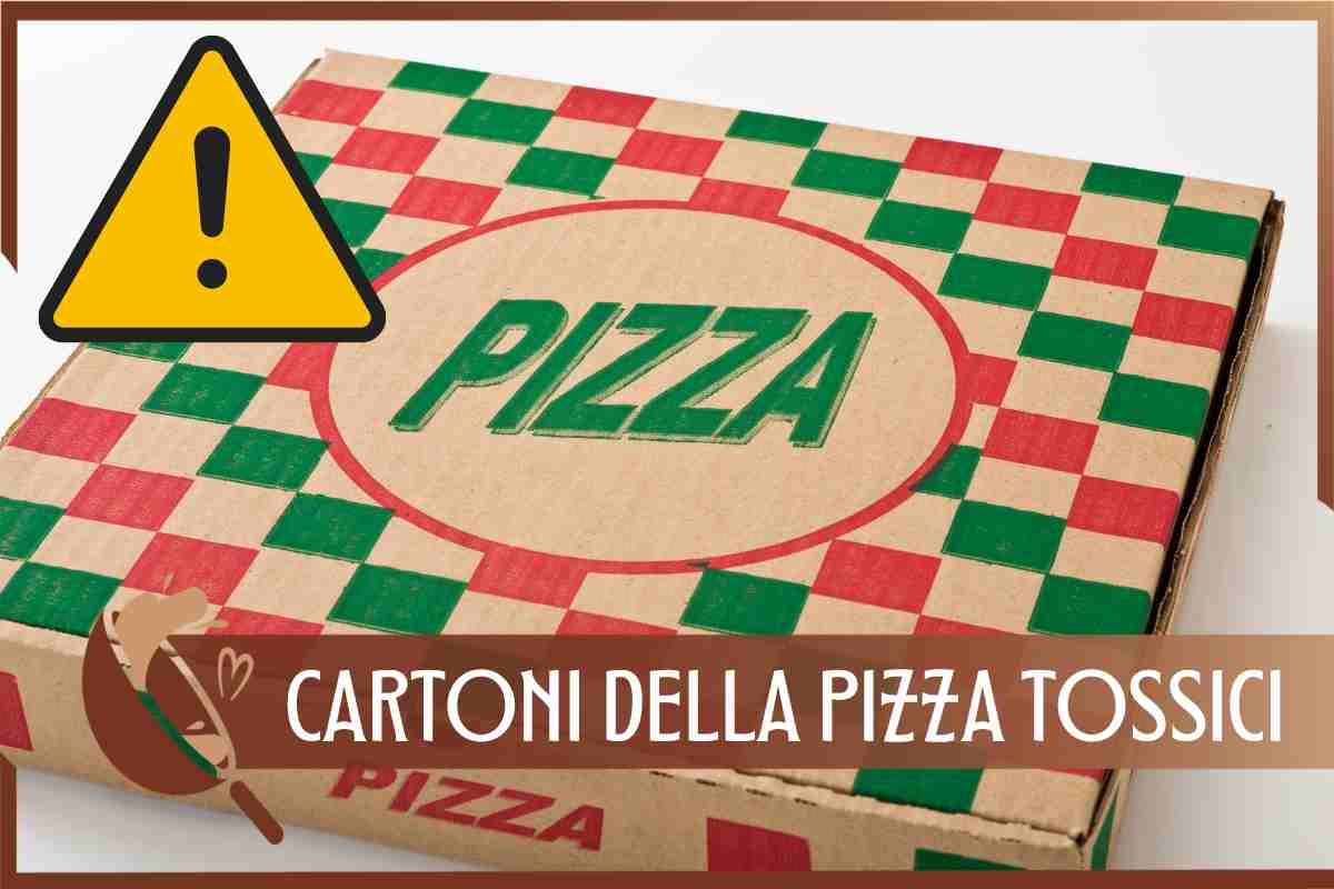 Cartoni pizza con carta riciclata