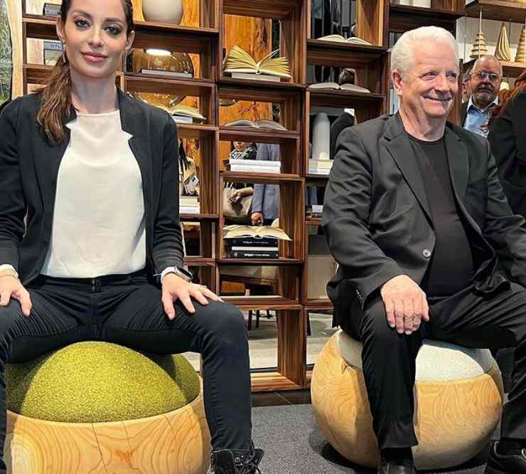 Iginio e Debora Massari con la loro nuova creazione