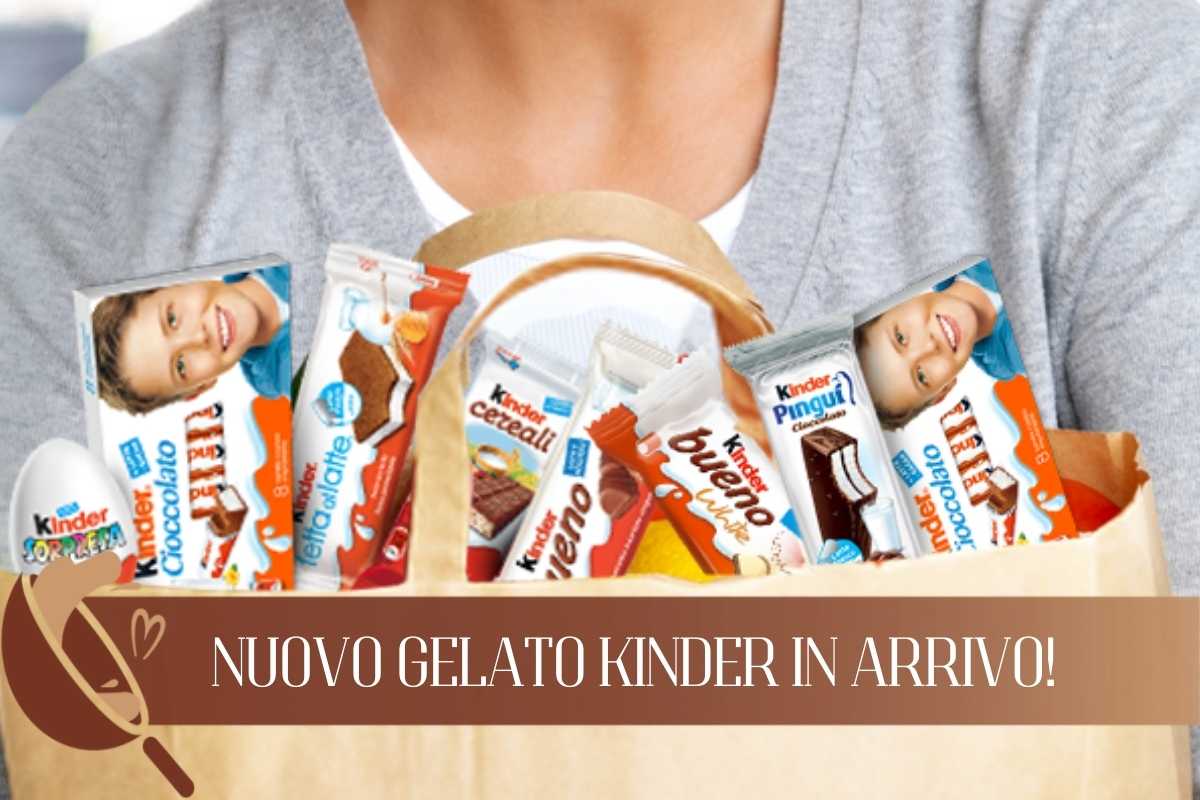 In arrivo i nuovi gelati della vasta gamma Kinder