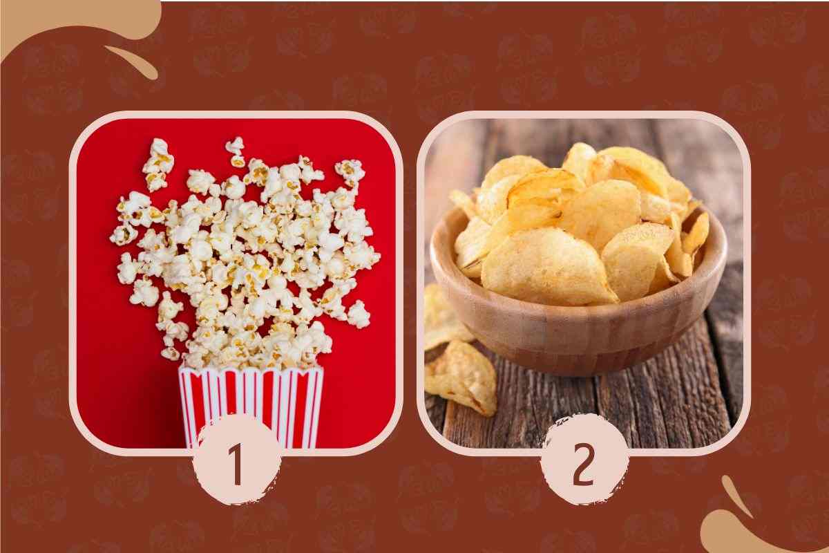 Test personalità pop corn patatine