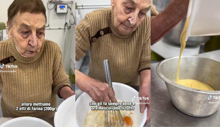 Preparazione torta