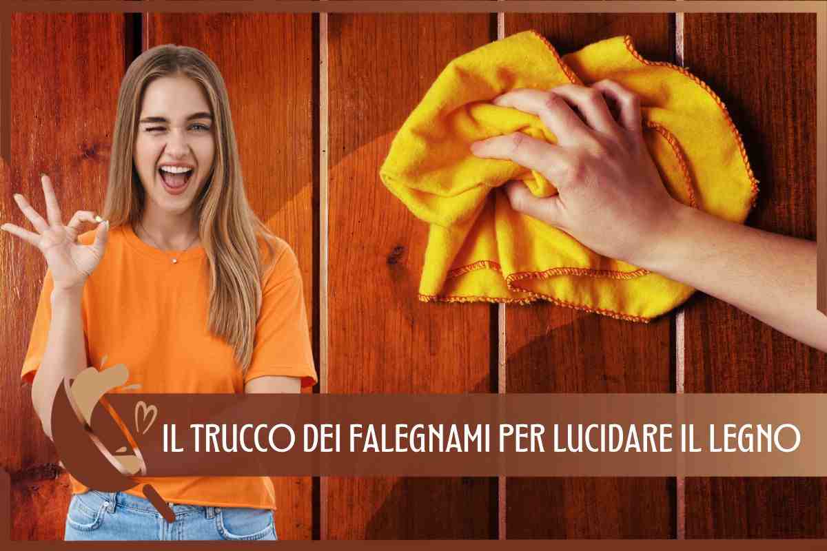 TRUCCO FALEGNAME LUCIDARE LEGNO 