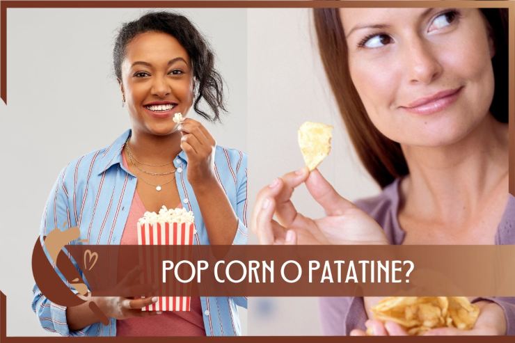Test pop corn patatine