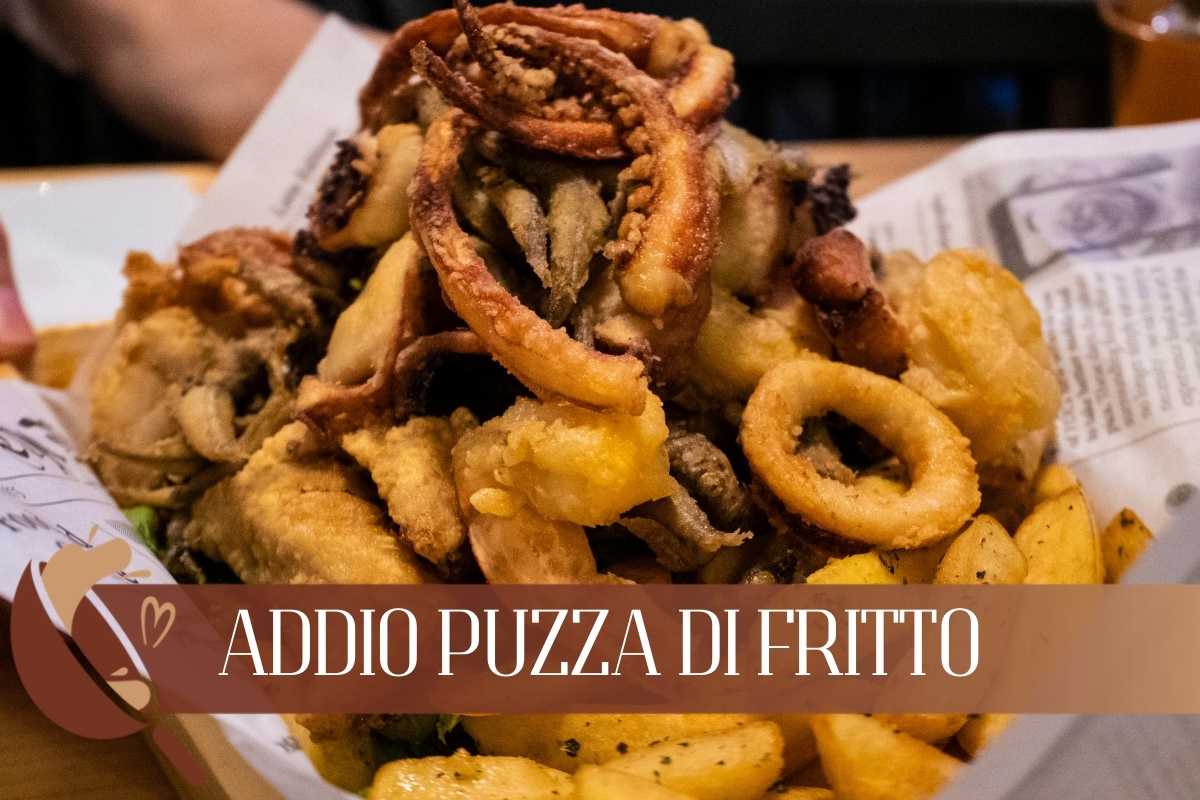 L'odore di fritto può essere davvero difficile da eliminare ma il trucco c'è