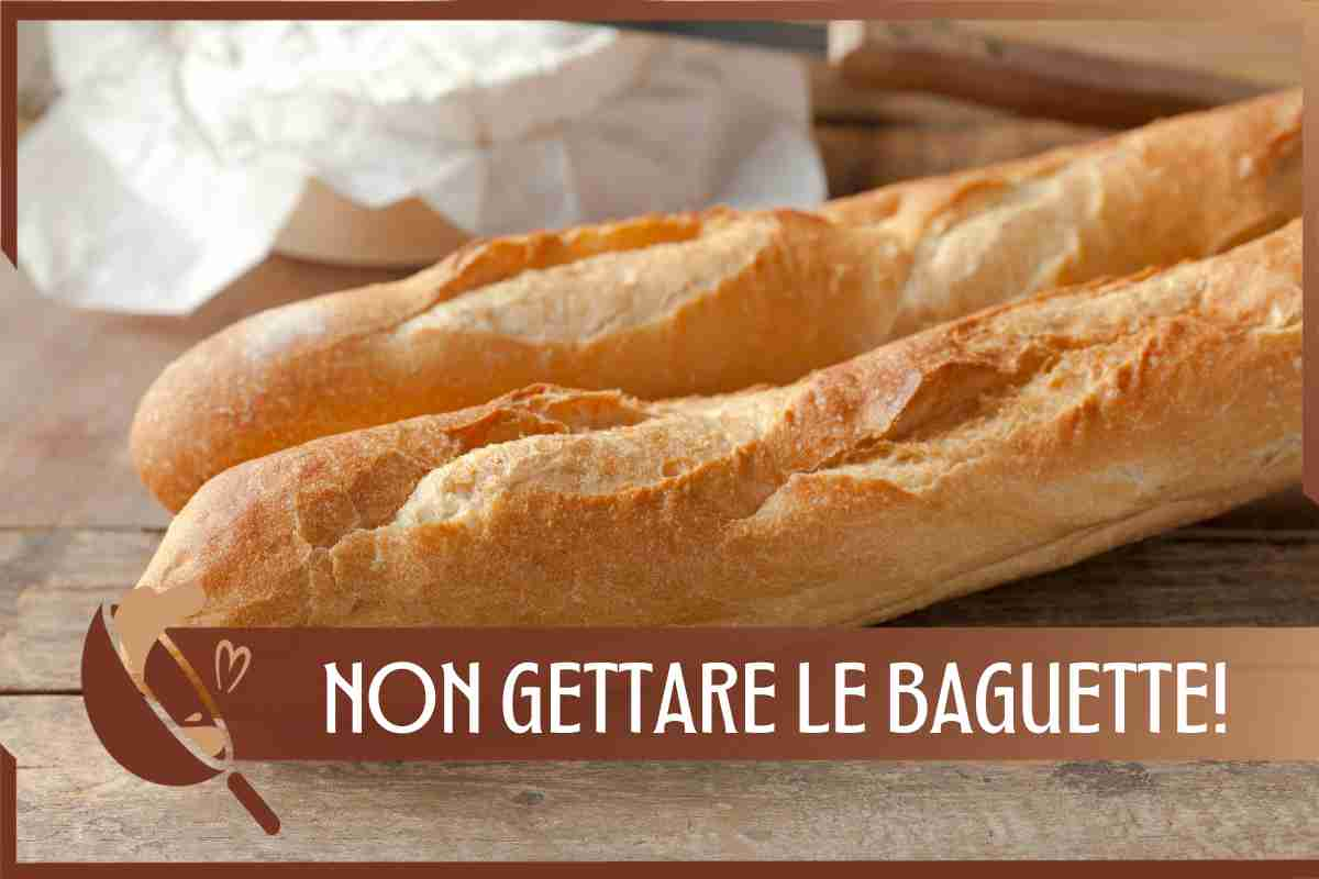 Ricetta antispreco con le baguette