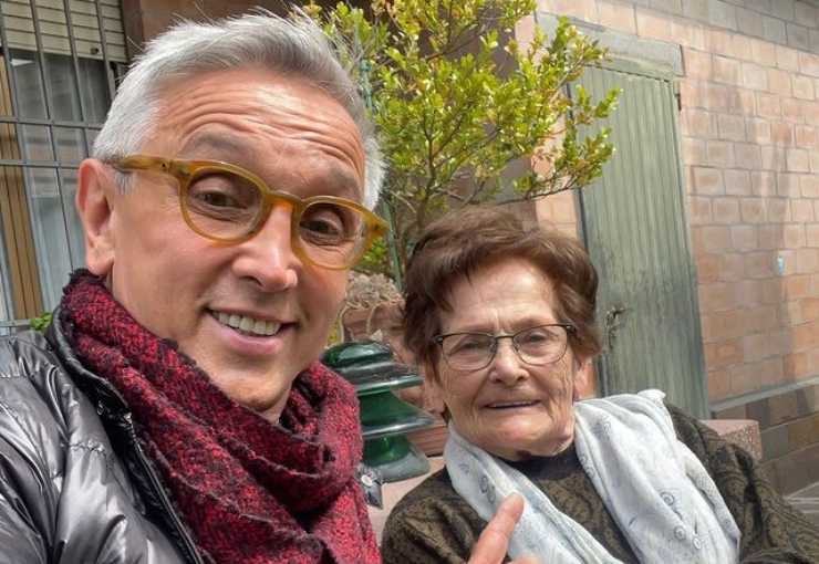 Bruno Barbieri con la mamma Ornella 
